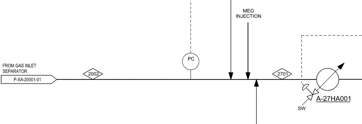 Figure 1: _Process Flow Diagram (PFD) excerpt_